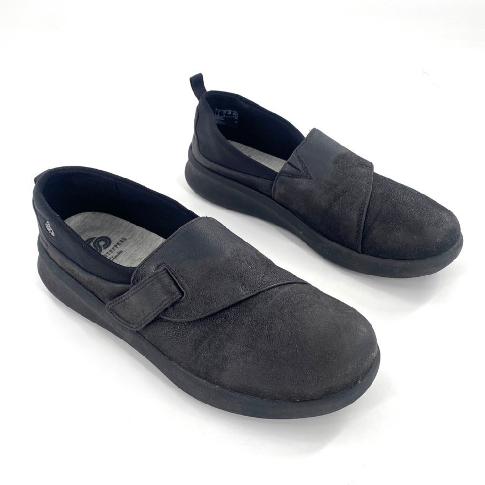 Cloudsteppers by Clarks Women's Slip On Loafer Comfort Casual Shoes Black Sz 7.5